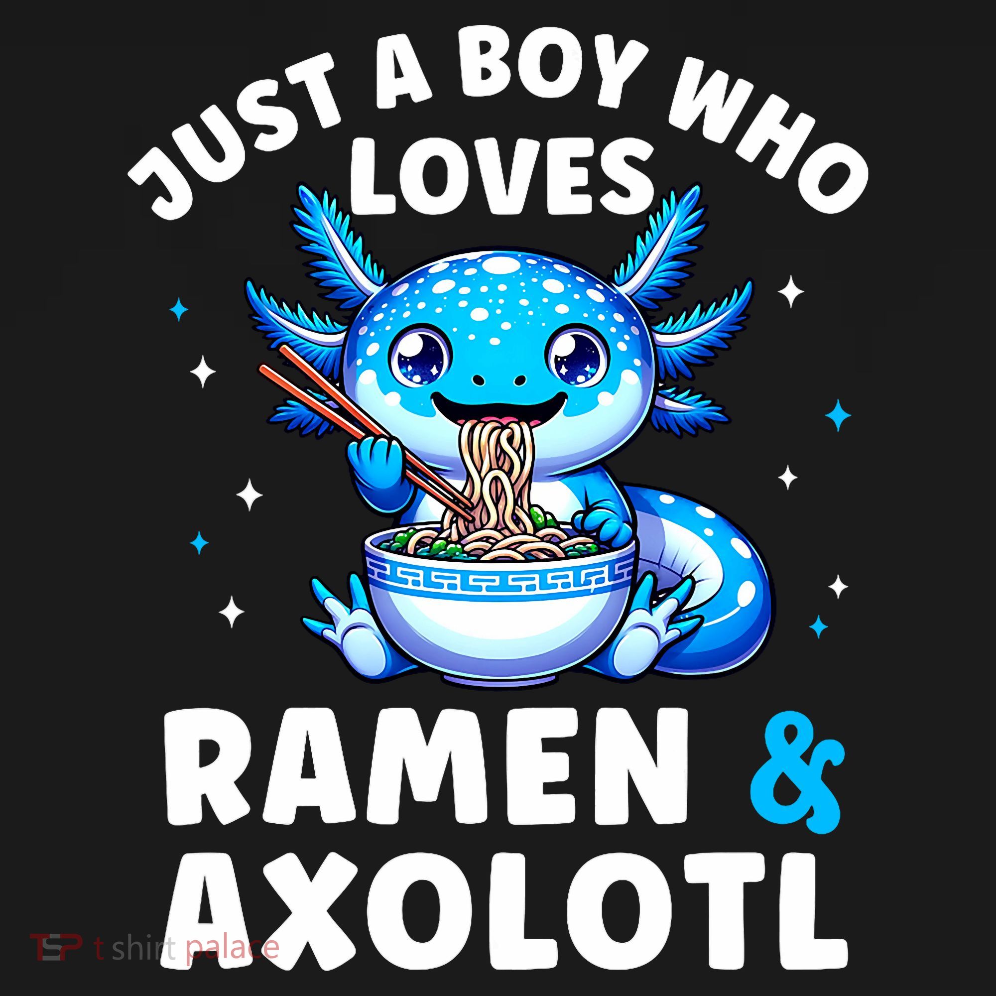 Kawaii Just A Boy Who Loves Axolotl Ramen Cutecore  Mousepad