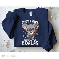 Koala Just A Girl Who Loves Koalas Sweatshirt thumb 2