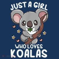 Koala Just A Girl Who Loves Koalas Sweatshirt thumb 3
