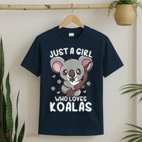 Koala Just A Girl Who Loves Koalas T-Shirt thumb 2