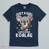 Koala Just A Girl Who Loves Koalas T-Shirt thumb 5