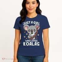 Koala Just A Girl Who Loves Koalas Women's T-Shirt thumb 4
