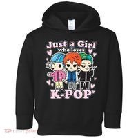 KPop Just A Girl Who Loves KPop Korean Pop Band Toddler Hoodie thumb 0