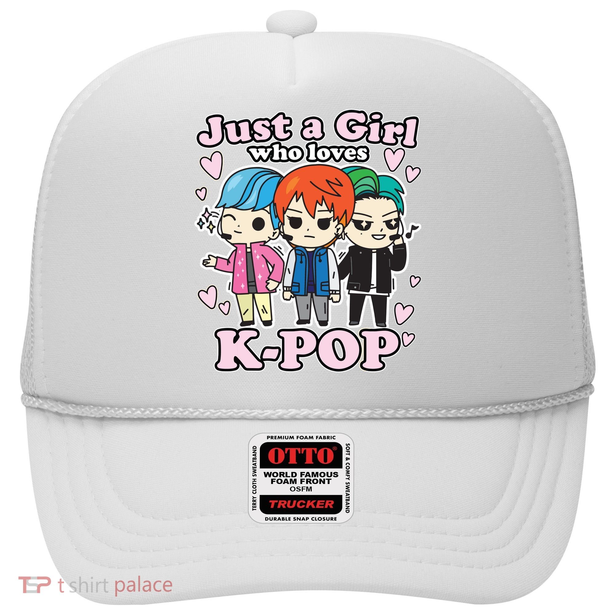 KPop Just A Girl Who Loves KPop Korean Pop Band Hat