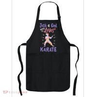 Karate Just A Girl Who Loves Karate Gift Apron thumb 0