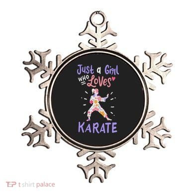 Karate Just A Girl Who Loves Karate Gift Ornament