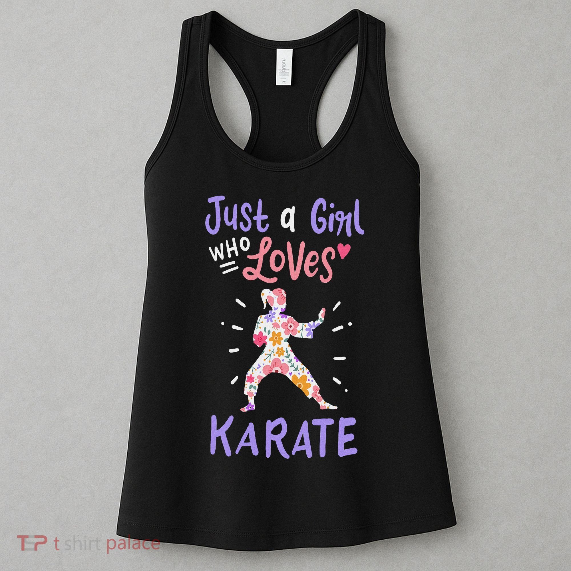Karate Just A Girl Who Loves Karate Gift Women's Tank Top
