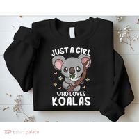 Koala Just A Girl Who Loves Koalas Sweatshirt thumb 2