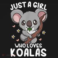 Koala Just A Girl Who Loves Koalas Women's Hoodie thumb 2