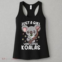 Koala Just A Girl Who Loves Koalas Women's Tank Top thumb 3