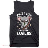 Koala Just A Girl Who Loves Koalas Tank Top thumb 0