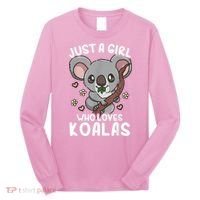 Koala Just A Girl Who Loves Koalas Long Sleeve Shirt thumb 0