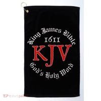 King James Bible 1611 Version GodS Holy Word Kjv Christian Golf Towel thumb 0