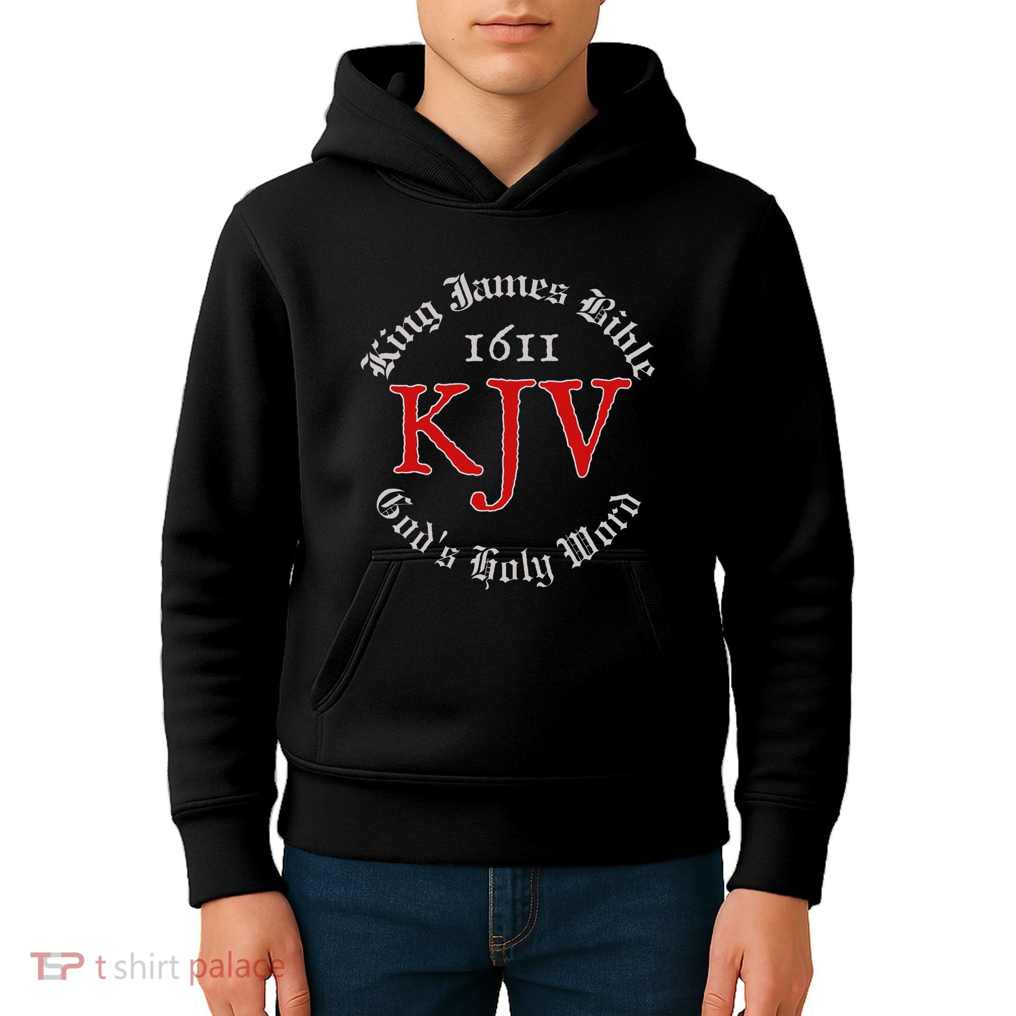 King James Bible 1611 Version GodS Holy Word Kjv Christian Kids Hoodie