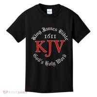 King James Bible 1611 Version GodS Holy Word Kjv Christian Kids T-Shirt thumb 0