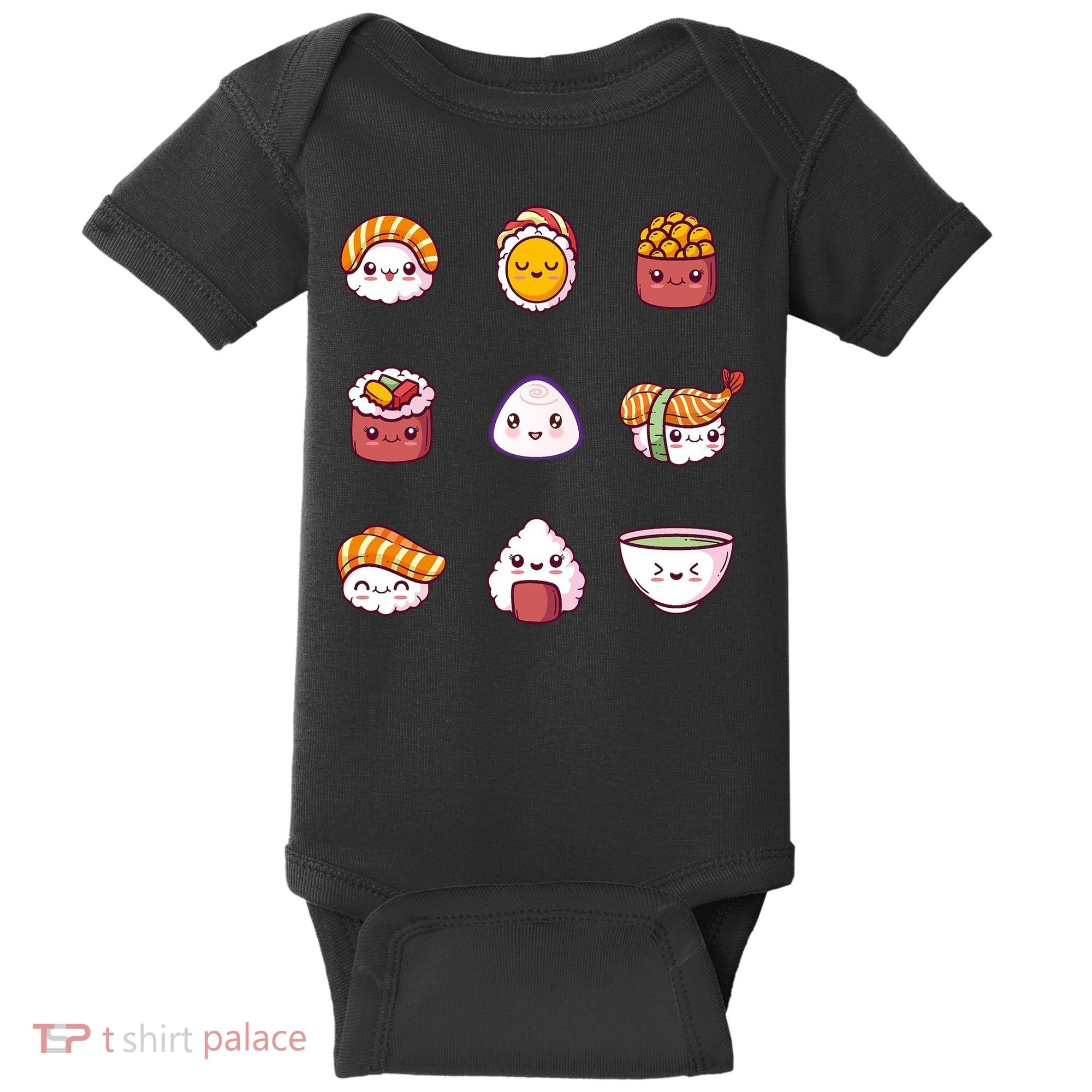 Kawaii Japanese Food Lover Baby Bodysuit