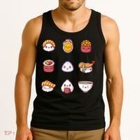 Kawaii Japanese Food Lover Tank Top thumb 3