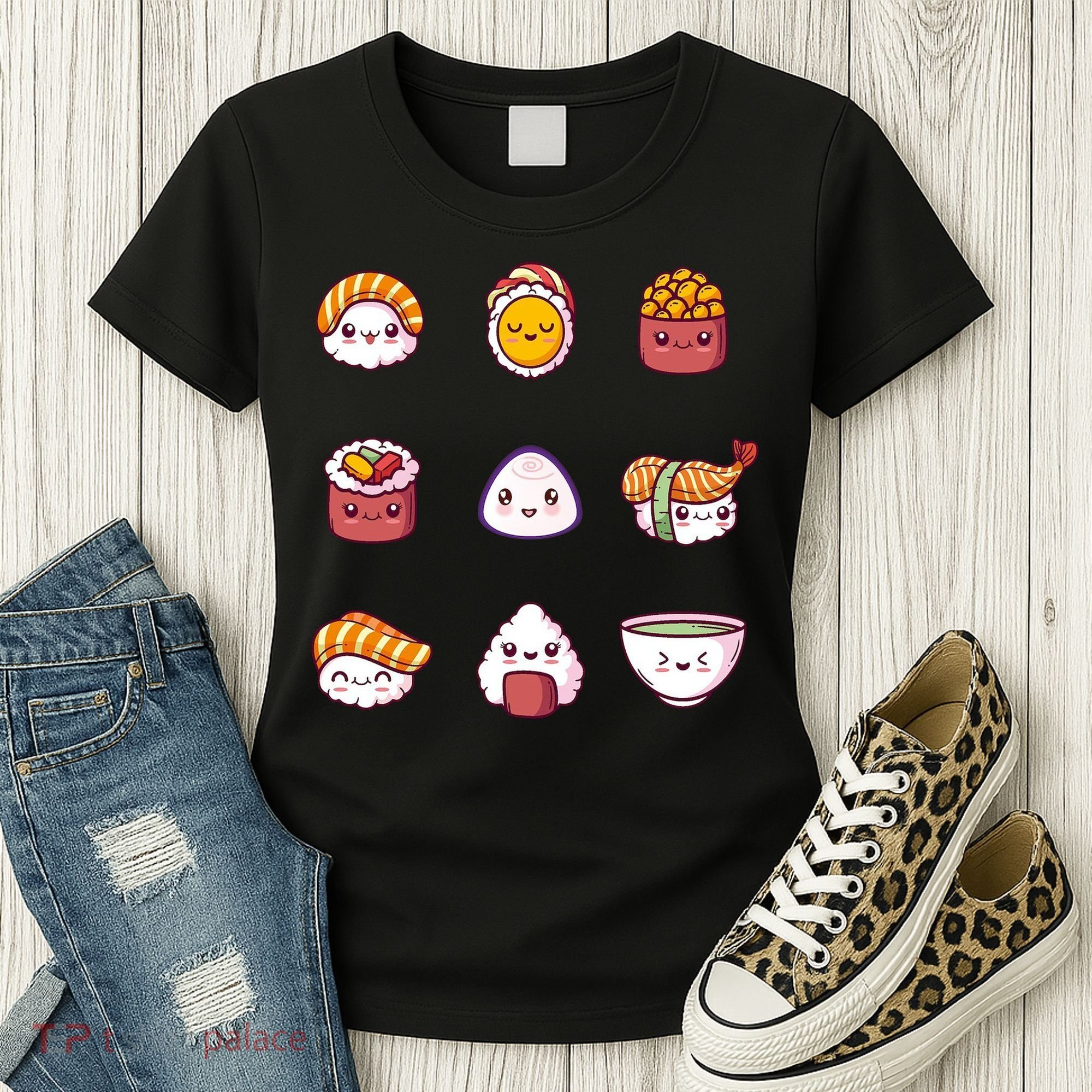 Kawaii Japanese Food Lover Women's T-Shirt