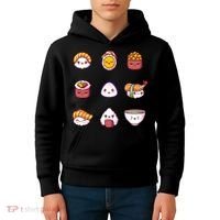 Kawaii Japanese Food Lover Kids Hoodie thumb 4