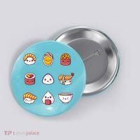 Kawaii Japanese Food Lover Button thumb 0
