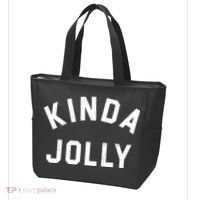 Kinda Jolly Funny Christmas Holiday Tote Bag thumb 3