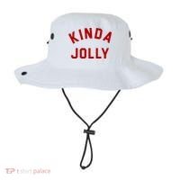 Kinda Jolly Funny Christmas Holiday Bucket Hat thumb 0
