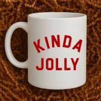 Kinda Jolly Funny Christmas Holiday Coffee Mug thumb 2