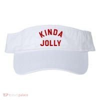 Kinda Jolly Funny Christmas Holiday Visor thumb 0