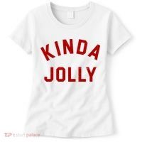 Kinda Jolly Funny Christmas Holiday Women's T-Shirt thumb 0
