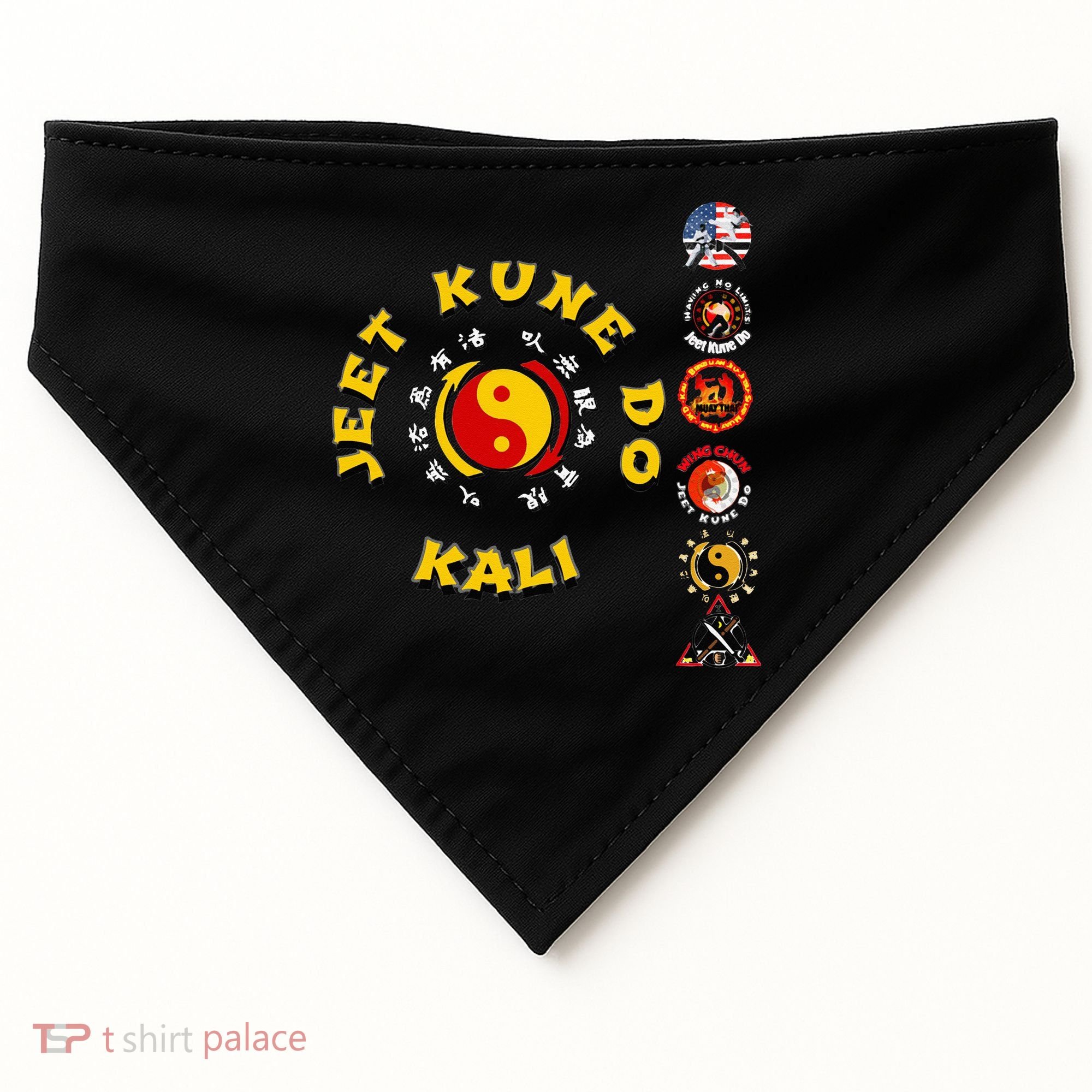 Karate JKD Jeet Kune Do Kali MMA Boxing MuayThai USA-Made Doggie Bandana