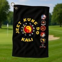 Karate JKD Jeet Kune Do Kali MMA Boxing MuayThai Golf Towel thumb 1