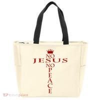 Know Jesus Know Peace Religious Christ Christian Tote Bag thumb 0
