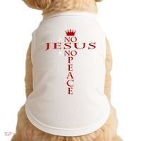 Know Jesus Know Peace Religious Christ Christian Doggie Tank thumb 0