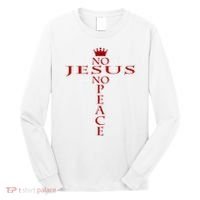 Know Jesus Know Peace Religious Christ Christian Long Sleeve Shirt thumb 0
