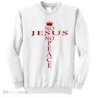 Know Jesus Know Peace Religious Christ Christian Sweatshirt thumb 0
