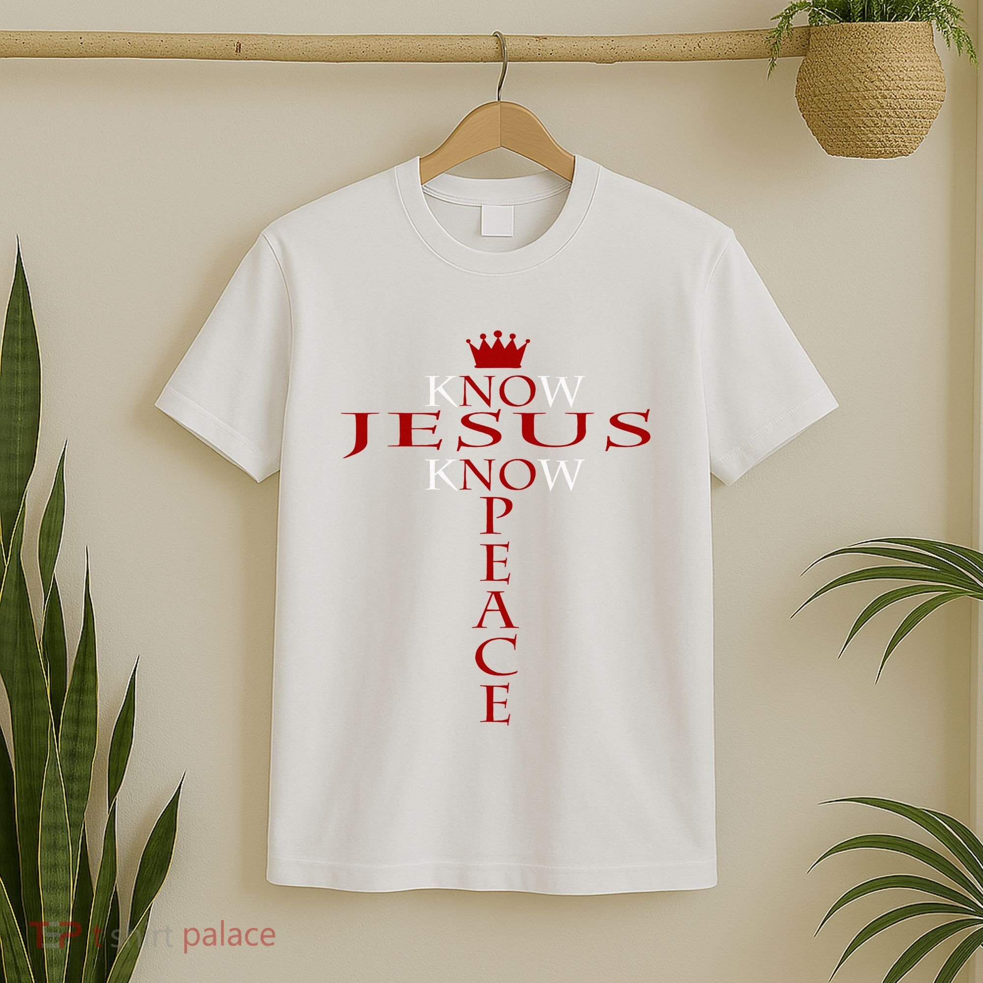 Know Jesus Know Peace Religious Christ Christian T-Shirt