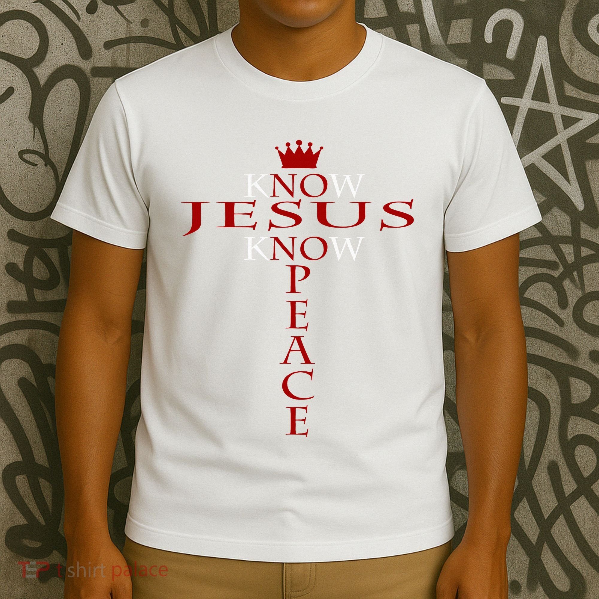 Know Jesus Know Peace Religious Christ Christian T-Shirt