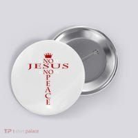 Know Jesus Know Peace Religious Christ Christian Button thumb 0