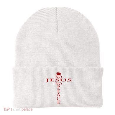 Know Jesus Know Peace Religious Christ Christian Beanie