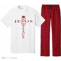 Know Jesus Know Peace Religious Christ Christian Pajama Set thumb 0