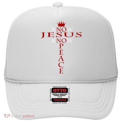 Know Jesus Know Peace Religious Christ Christian Hat