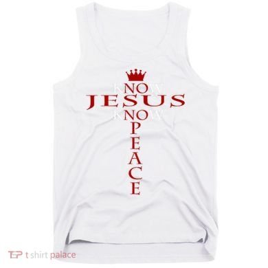 Know Jesus Know Peace Religious Christ Christian Tank Top