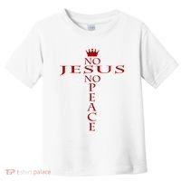 Know Jesus Know Peace Religious Christ Christian Toddler T-Shirt thumb 0
