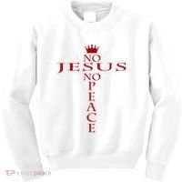 Know Jesus Know Peace Religious Christ Christian Kids Sweatshirt thumb 0
