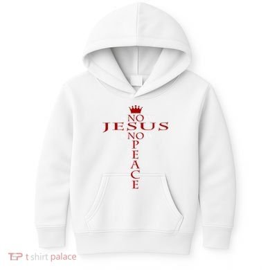 Know Jesus Know Peace Religious Christ Christian Kids Hoodie