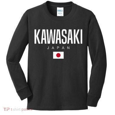 Kawasaki Japan Kids Long Sleeve Shirt