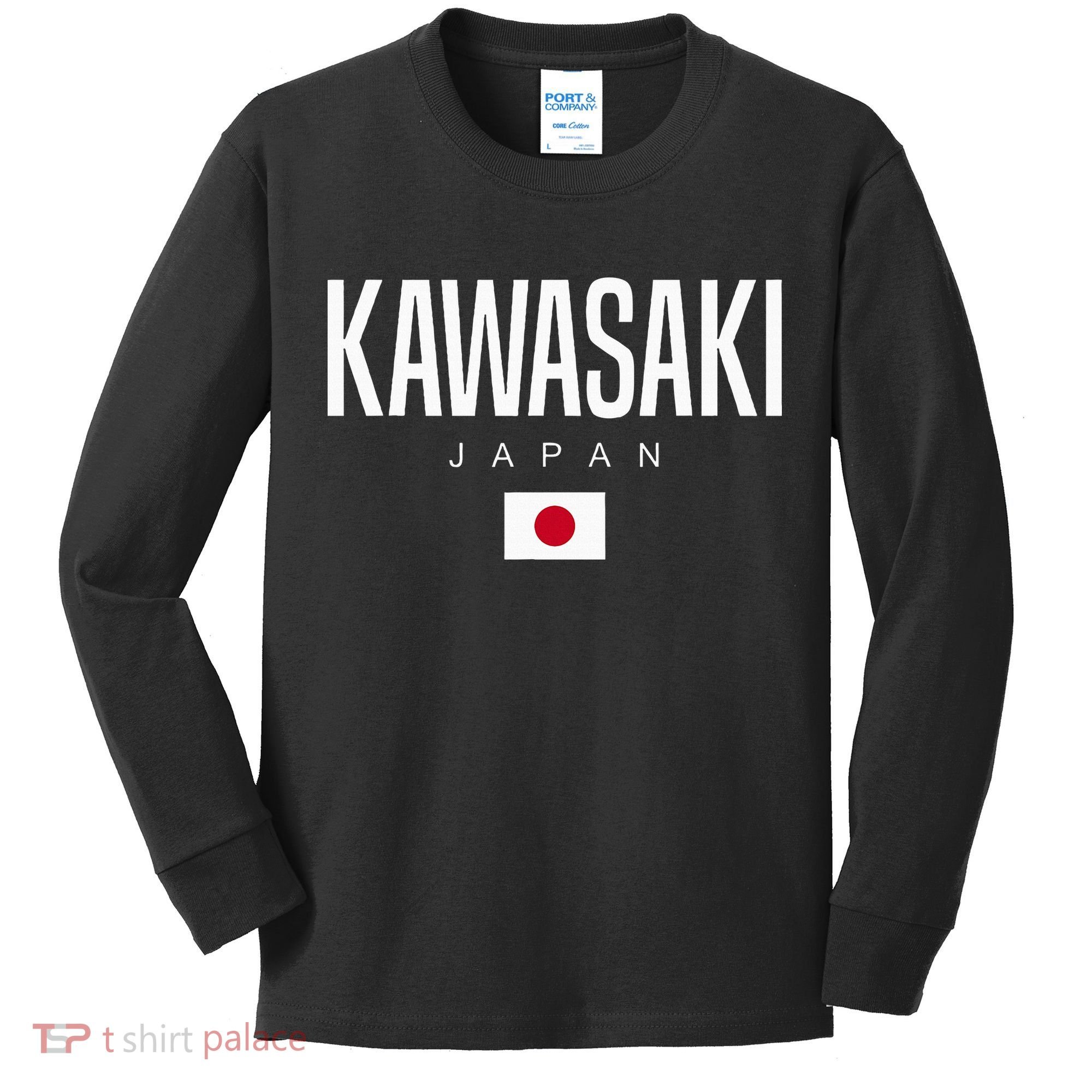 Kawasaki Japan Kids Long Sleeve Shirt