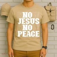 Know Jesus Know Peace Religion God Church Christian Gifts T-Shirt thumb 6