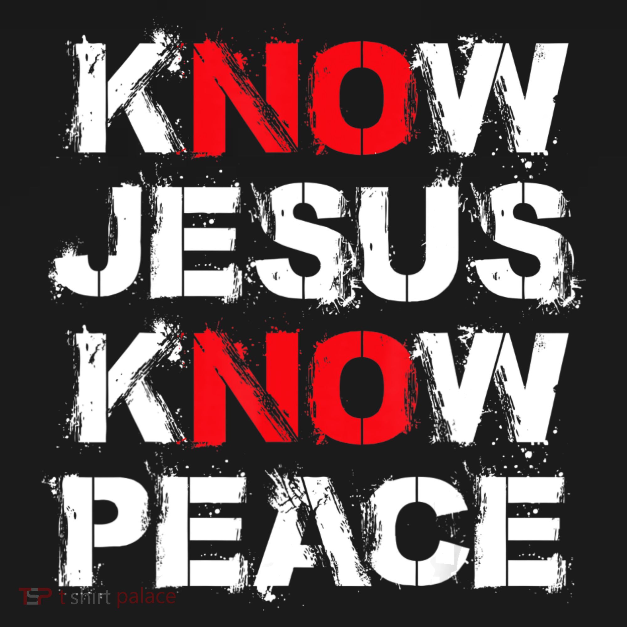 Know Jesus Know Peace USA-Made Doggie Bandana