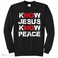 Know Jesus Know Peace Sweatshirt thumb 0